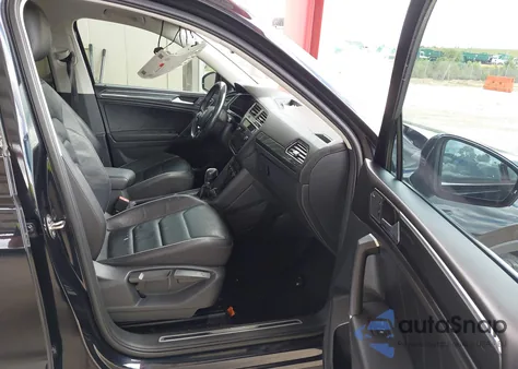 2018 Volkswagen Tiguan 2.0T Sel Premium from USA, damaged, VIN 3VV5B7AXXJM104256